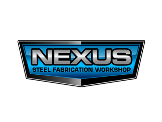 Nexus steel fabrication workshop logo design by kunejo
