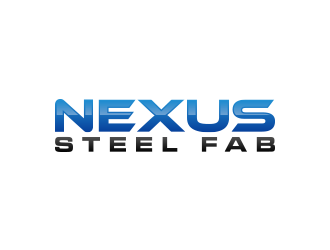 Nexus steel fabrication workshop logo design by lexipej