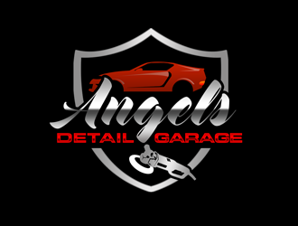 Angels detail garage  logo design by kunejo