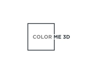 Color Me 3d logo design by bricton