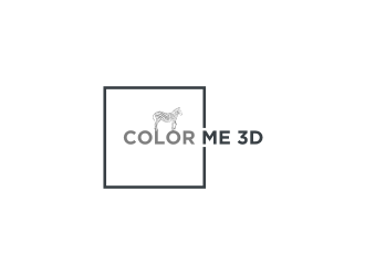 Color Me 3d logo design by bricton
