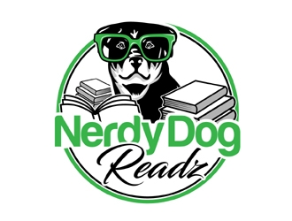 Nerdy Dog Readz logo design by MAXR