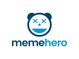 memehero logo design by lexipej