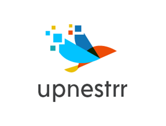 upnestrr logo design by Optimus
