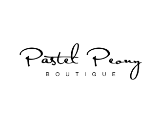 Pastel Peony Boutique logo design by ndaru