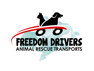 Freedom Drivers Animal Rescue Transports logo design by haze