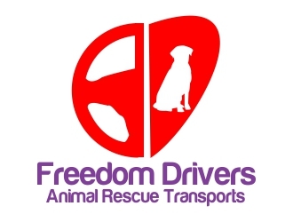 Freedom Drivers Animal Rescue Transports logo design by ElonStark