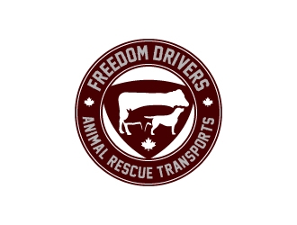 Freedom Drivers Animal Rescue Transports logo design by Boomstudioz