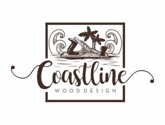 Coastline Wood Design logo design by Eko_Kurniawan