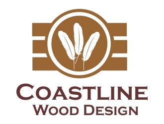 Coastline Wood Design logo design by ElonStark