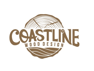 Coastline Wood Design logo design by josephope