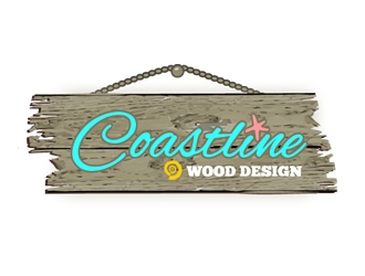 Coastline Wood Design logo design by Coolwanz