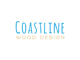 Coastline Wood Design logo design by lexipej