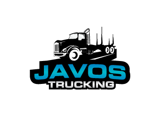 Javos Trucking logo design by bezalel