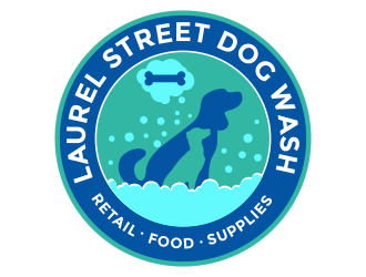 Laurel Street Dog Wash logo design by aldesign