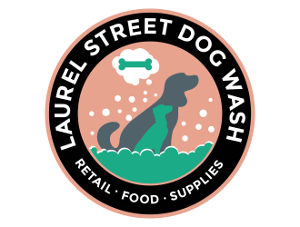 Laurel Street Dog Wash logo design by aldesign