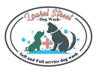 Laurel Street Dog Wash logo design by Bunny_designs
