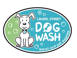 Laurel Street Dog Wash logo design by logoguy