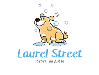 Laurel Street Dog Wash logo design by Optimus