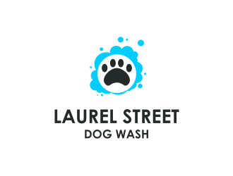 Laurel Street Dog Wash logo design by superiors