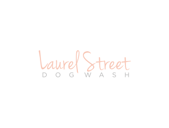 Laurel Street Dog Wash logo design by bricton