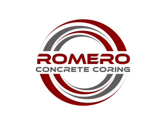Romero concrete coring logo design by Greenlight