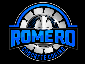 Romero concrete coring logo design by THOR_