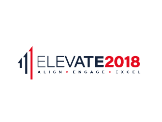 Elevate 2018 logo design by spiritz
