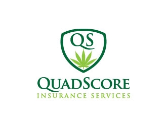 QuadScore Insurance Services logo design by J0s3Ph