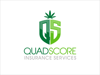 QuadScore Insurance Services logo design by catalin