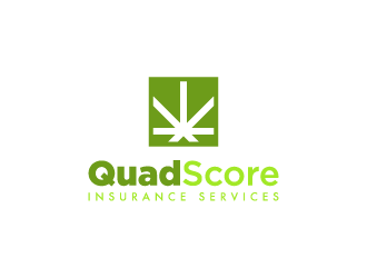 QuadScore Insurance Services logo design by pencilhand