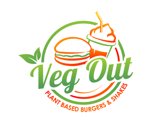 Veg Out  logo design by haze