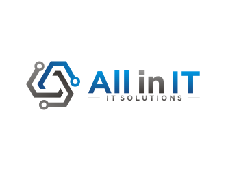 All In IT logo design by rizqihalal24