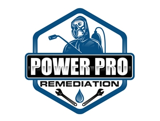 Power Pro Remediation logo design by DreamLogoDesign