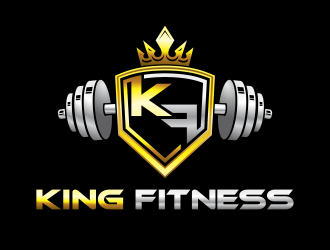 king fitness  logo design by agus