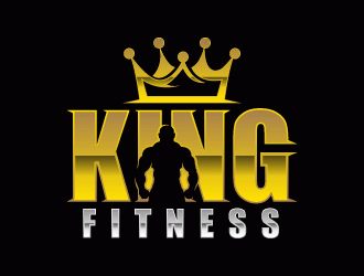 king fitness  logo design by torresace