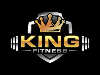 king fitness  logo design by daywalker