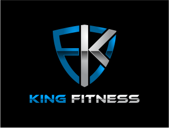 king fitness  logo design by mutafailan