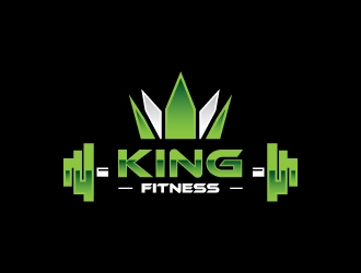 king fitness  logo design by zakdesign700