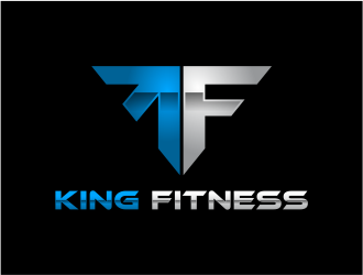 king fitness  logo design by mutafailan