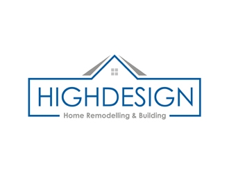 HighDesign - Home Remodelling & Building logo design by gitzart