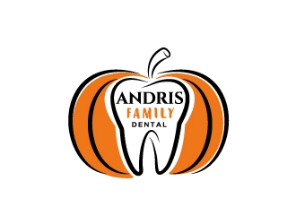 Andris Family Dental logo design by Boomstudioz