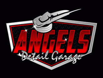 Angels detail garage  logo design by torresace