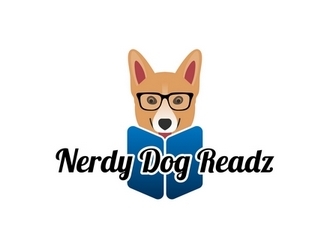 Nerdy Dog Readz logo design by ksantirg