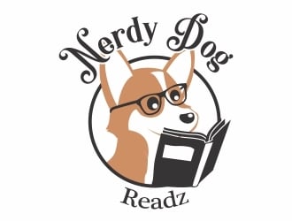 Nerdy Dog Readz logo design by AsoySelalu99