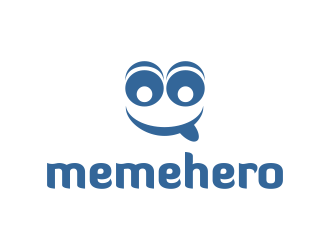 memehero logo design by rykos