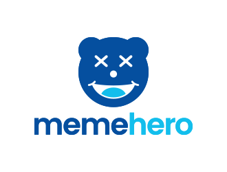 memehero logo design by lexipej