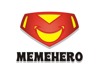 memehero logo design by gitzart