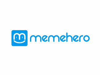 memehero logo design by mutafailan
