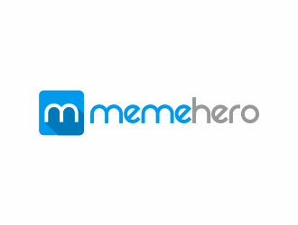 memehero logo design by mutafailan
